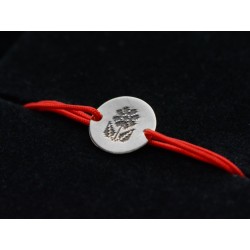 Mărțișor brățară floare motiv tradițional